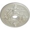 Ekena Millwork Alexa Medallion (Canopies up to 5 5/8"), 30 3/4"W x 21 1/4"H x 3 7/8"ID x 1 5/8"P, Flash Blue CM21X30ALFBS - alternate 3